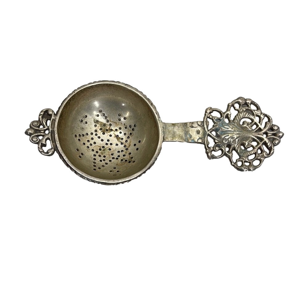 Vintage Silver  plated Tea Strainer Spoon Infuser